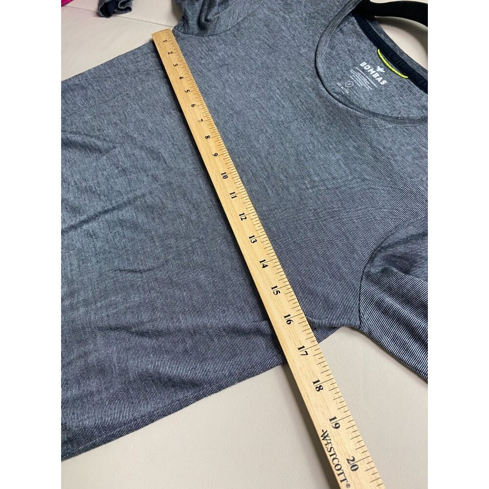 Bombas Womens Long Sleeve Merino Wool Top Size Small Gray Baselayer Lightweight - Picture 5 of 12